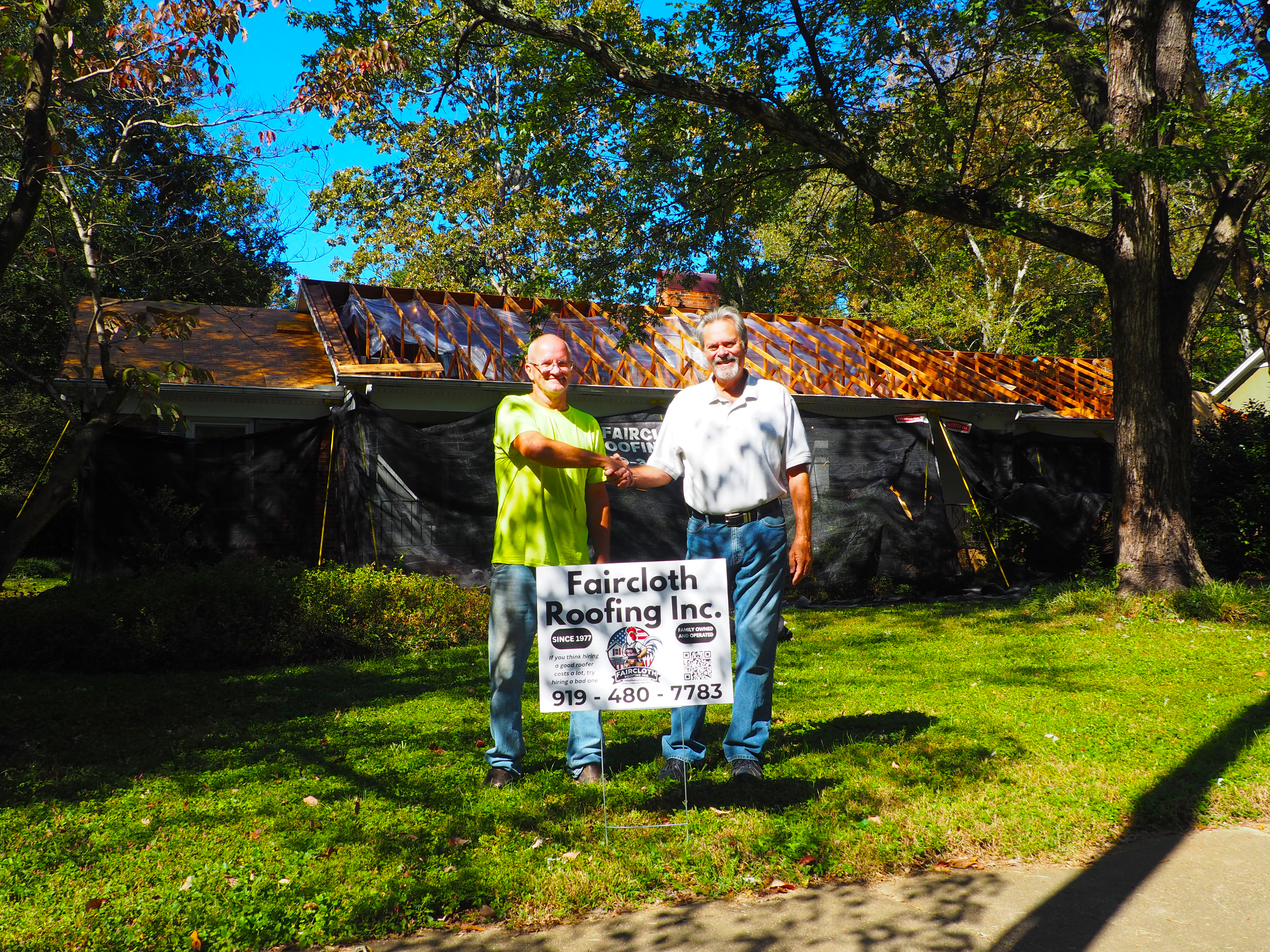 Faircloth Roofing Inc - Satisfied Customer