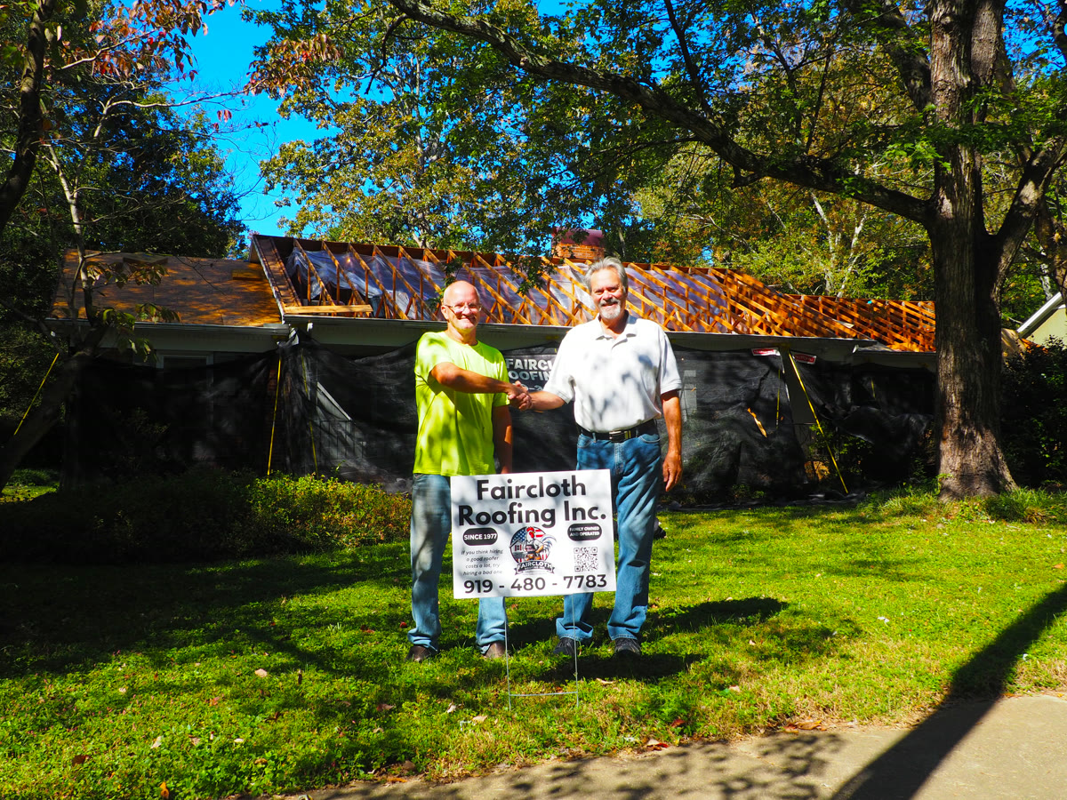 Faircloth Roofing Inc - Satisfied Customer