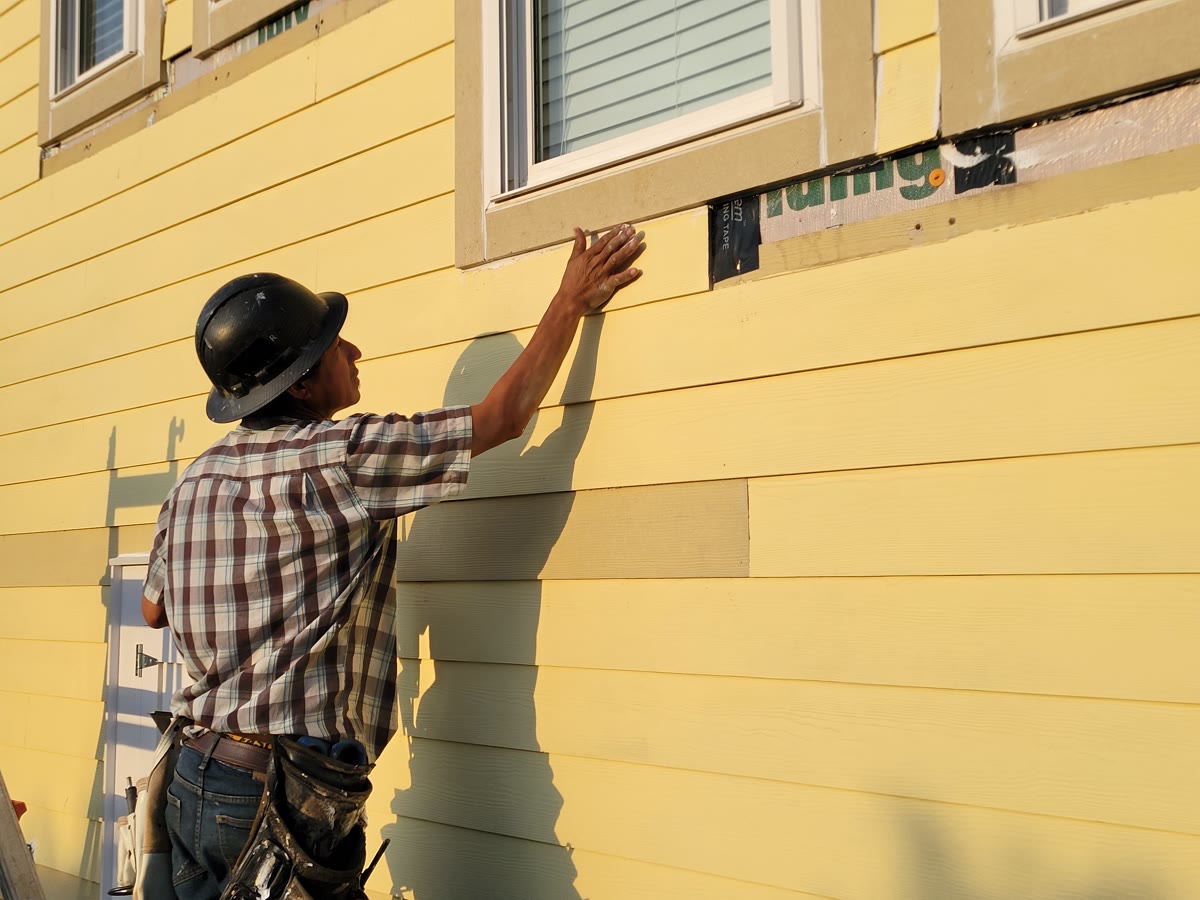 Professional siding installation